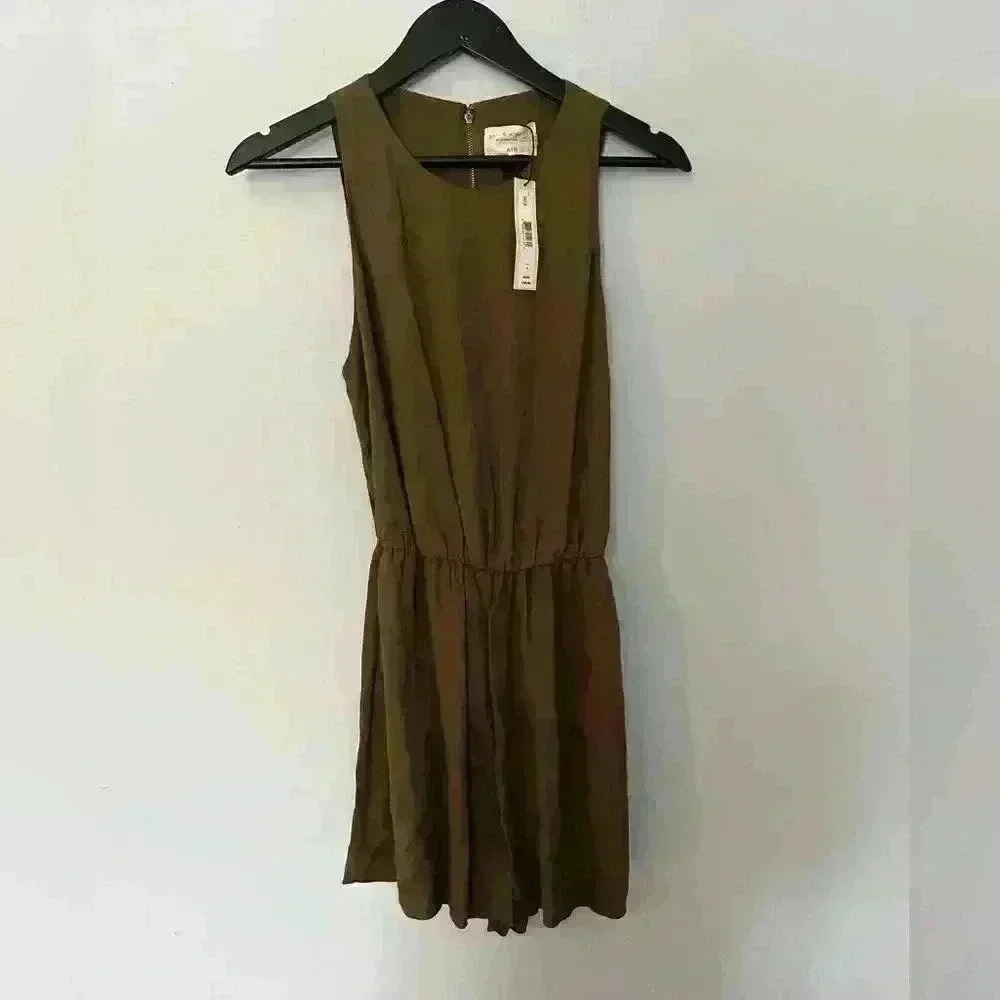 Alice + Olivia Green Romper Size 6 - Picture 2 of 9